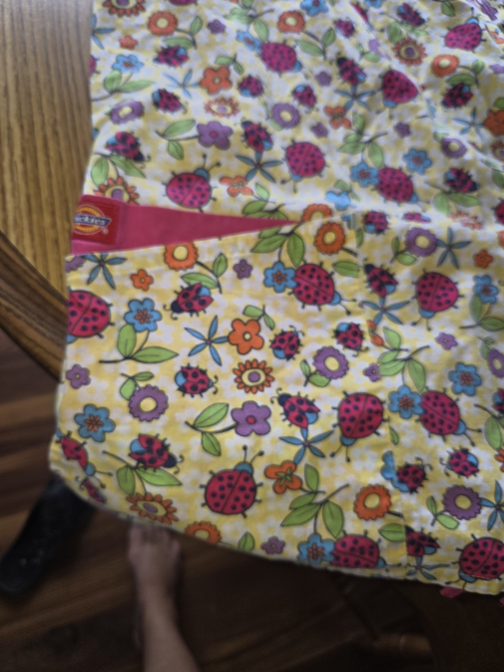 WOMEN'S Yellow Ladybug & Floral Print Skirt - Dickies